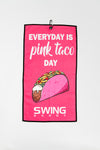 Golf Towel - Pink Taco