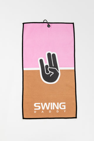 Golf Towel - Two in the Pink