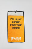 Golf Towel - Here for the Beer