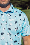 Golf Shirt - Party Polo - Counting Sheep